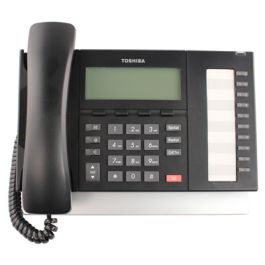 Toshiba DP5122-SD Telephone, 10-Buttons, Speaker, 4-Line Backlit LCD