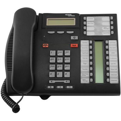 Nortel Networks T7316e Telephone Charcoal Refurbished with One Year Warranty 