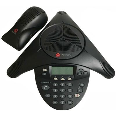 Polycom SoundStation2 Conference Phone, Non-Expandable (2201-16000-601) (Refurbished) 