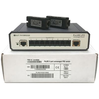 Mitel PoLRE 8-Port Unmanaged POE Switch (51310646) 