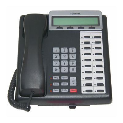 Toshiba DKT-3220SD Telephone, 20-Buttons, LCD & Speakerphone (Refurbished)