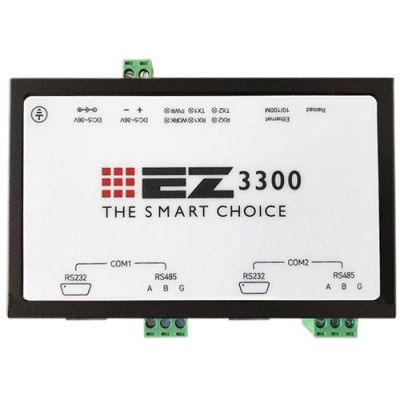 EZ Advantage EZ3300 Serial to Ethernet Converter (2-Port) 