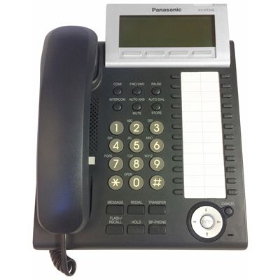 Panasonic KX-NT346 IP Telephone with 24 Buttons, 6-Line Backlit LCD, PoE and Speakerphone (Refurbished)