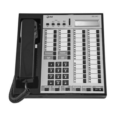 AT&T Merlin BIS-34D Telephone, 34-Buttons, Speakerphone, Display (7317H) (Refurbished)