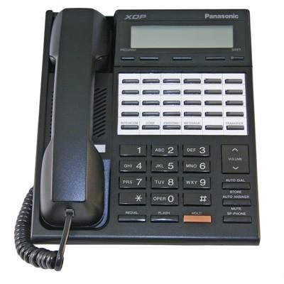 Panasonic KX-T7230 Digital Phone with 24 Buttons, Speakerphone & 2-Line LCD Display (Refurbished)