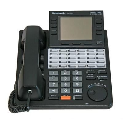 Panasonic KX-T7456 Phone, 24-Buttons, Speakerphone, 6-Line Large Backlit LCD Display (Refurbished)