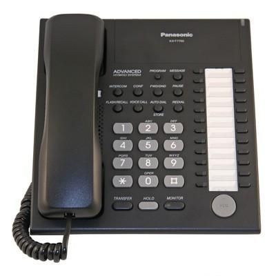 Panasonic KX-T7750 Telephone with 24 Buttons, Monitor/Non-Display, (Refurbished)
