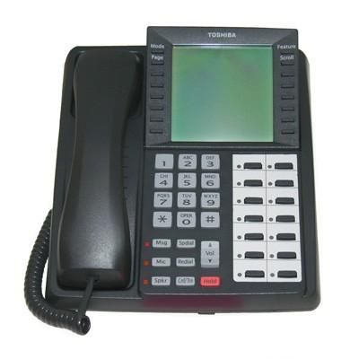 Toshiba DKT-3014SDL Telephone, 14-Buttons, Large Display, Speaker (Refurbished)