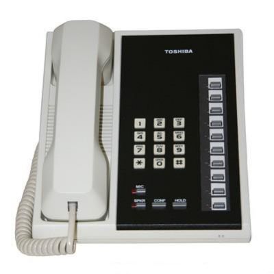 Toshiba EKT-6010H Telephone, 10-Buttons, Handsfree Intercom (Refurbished)