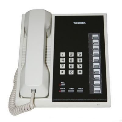 Toshiba EKT-6015H Telephone, 10-Buttons, Off-hook Call Announce (Refurbished) 